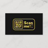 Pas Isopod Animal Black en Yellow aan Visitekaartje (Achterkant)