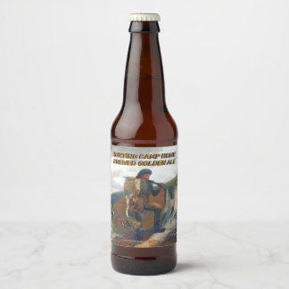 Pas Jachtkamp Thuis Gebrouwen Gedetailleerd Aan Bier Etiket
