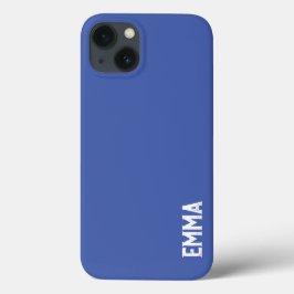 Pas je aan in blauw: voeg Jouw naam toe aan onze s Case-Mate iPhone Case