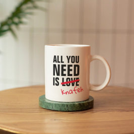Pas je alles wat je nodig hebt is liefde grappig A Koffiemok