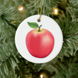 Pas je Apple aan Keramisch Ornament