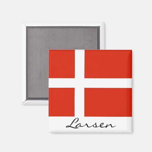 Pas je Dannebrog aan! Magneet (Voorkant / Achterkant)