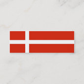 Pas je Dannebrog aan! Mini Visitekaartje (Achterkant)