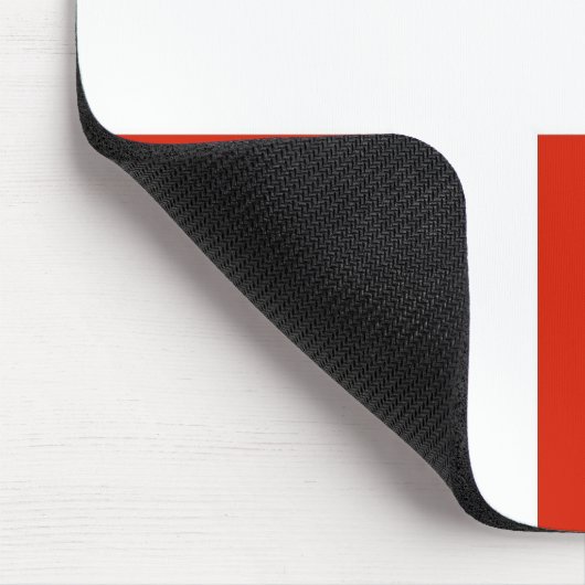 Pas je Dannebrog aan! Muismat (Hoek)