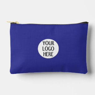 Pas Je Donkerblauwe bedrijfslogo ritssluiting aan  Etui
