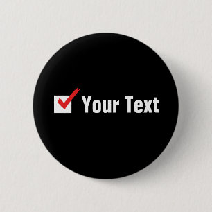 Pas Je Egen Sociale Status Aan - Persoonlijke Adve Ronde Button 5,7 Cm