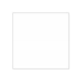 Pas je eigen aan rubberstempel (Afrduk)