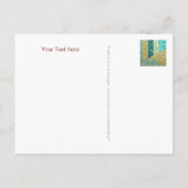 Pas je eigen briefkaart aan met tekst & backgr. (Achterkant)