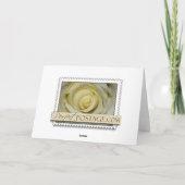 Pas je eigen calla lelie aan notitiekaartje (Achterkant)