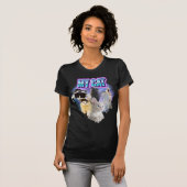 Pas je eigen Cat Bootleg 90's Style Photo T-shirt (Voorkant volledig)