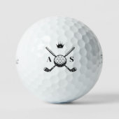 Pas je eigen golfballen van het merk Logo aan (Voorkant)