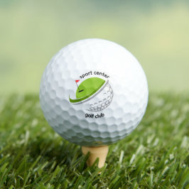 Pas je eigen golfballen van het merk Logo aan