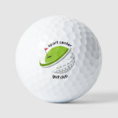 Pas je eigen golfballen van het merk Logo aan (Voorkant)