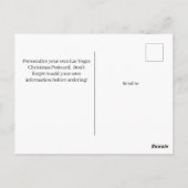 Pas je eigen kerstBriefkaart in Las Vegas aan Briefkaart (Achterkant)