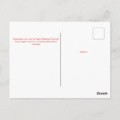 Pas je eigen kerstBriefkaart in Las Vegas aan Briefkaart (Achterkant)