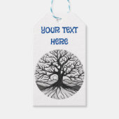 Pas je eigen levensboom aan cadeaulabel (Voorkant)