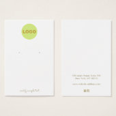 Pas je eigen Logo aan Visitekaartje (Voorkant /achterkant)