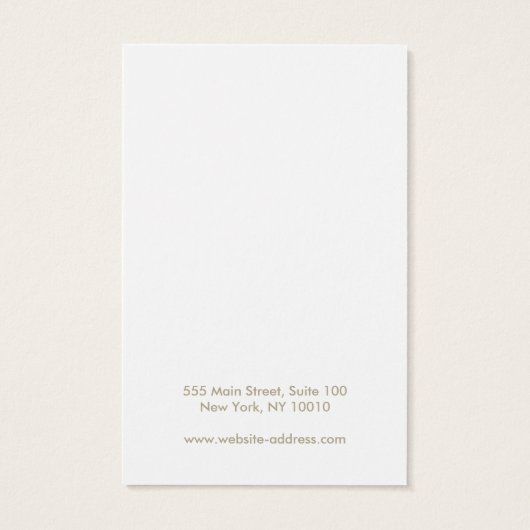 Pas je eigen Logo aan Visitekaartje (Achterkant)