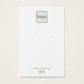 Pas je eigen Logo aan Visitekaartje (Voorkant)