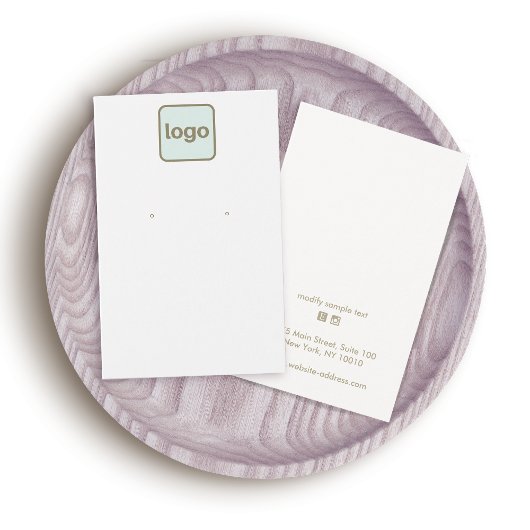 Pas je eigen Logo aan Visitekaartje