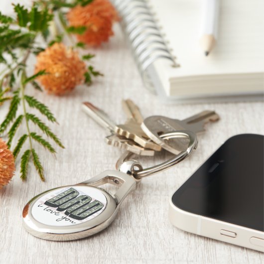 Pas je eigen maatwerk aan sleutelhanger (Zijkant)