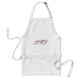 Pas je eigen Monogram Apron aan Standaard Schort