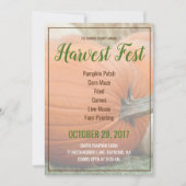 Pas je eigen oogst aan met de beste pompoenuitnodi kaart (Voorkant)