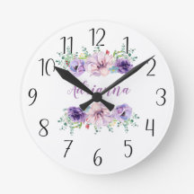 Pas je eigen Paarse Floral aan