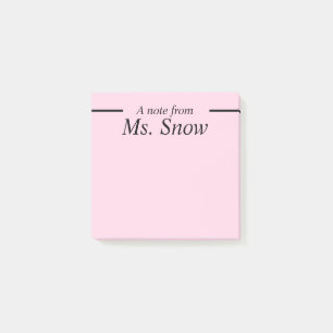 Pas je eigen plakbiljetten aan - Roze Post-it® Notes