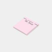 Pas je eigen plakbiljetten aan - Roze Post-it® Notes (Schuin)