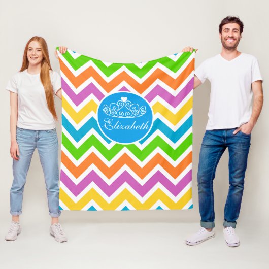 Pas je eigen prinses Tiara aan Fleece Deken (In situ)