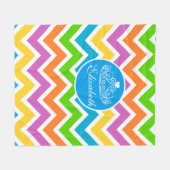 Pas je eigen prinses Tiara aan Fleece Deken (Voorkant (Horizontaal))