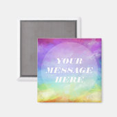 Pas je eigen regenboog aan magneet (Voorkant / Achterkant)