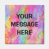 Pas je eigen regenboog aan magneet (Voorkant)