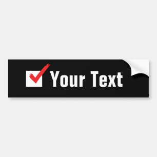 Pas Je Eigen Sociale Status Aan - Persoonlijke Adv Bumpersticker