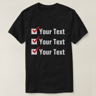 Pas je eigen status aan - Persoonlijke advertentie T-shirt