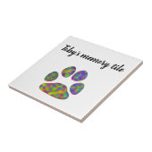 Pas je eigen tegel aan. Afdrukontwerp plakken Tegeltje (Zijkant)