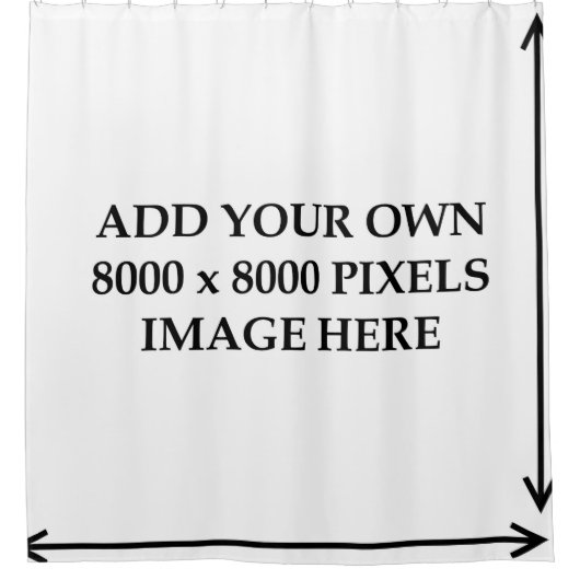 Pas je eigen unieke douchetriem aan douchegordijn (Voorkant)