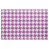 Pas je eigen vettige orchidee paarse houndstooth a stof (Yard (91,4 cm))