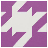 Pas je eigen vettige orchidee paarse houndstooth a stof (Close Up)