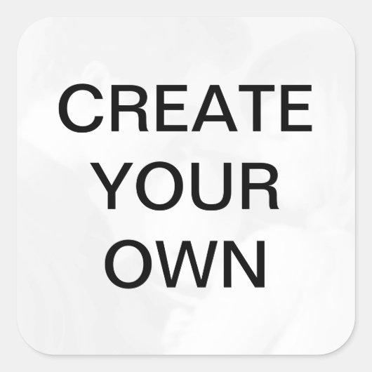 Pas je eigen vierkante sticker (Voorkant)