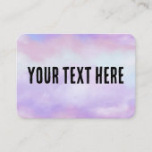 Pas je eigen visitekaartje (Voorkant)