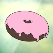 Pas je favoriete doughnut aan raamsticker (Vel 3)