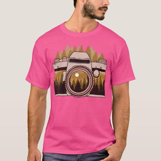 Pas Je Focus Fotograaf Camera En Fotogra T-shirt (Voorkant)