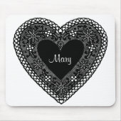 Pas je  gezichtshart aan muismat (Voorkant)