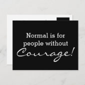 Pas je grappige gezegde of wijsheid aan briefkaart (Voorkant / Achterkant)