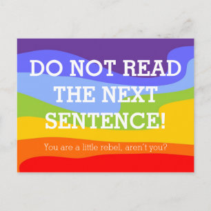 Pas je grappige gezegde of wijsheid aan briefkaart