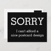 Pas je grappige gezegde of wijsheid aan briefkaart (Voorkant / Achterkant)