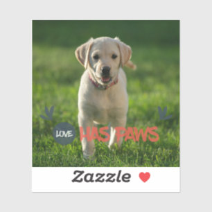 Pas je huisdierenfoto aan sticker