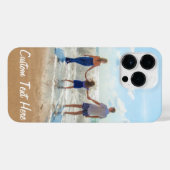 Pas je iPhone-fotohoesje aan met tekst iPhone Hoesje (Achterkant horizontaal)